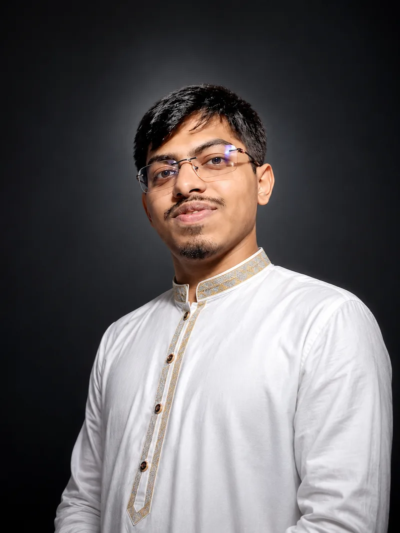 Huzaifa Ahmed portrait
